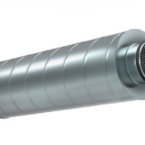 Шумоглушитель Shuft SCr 100/600 для круглых воздуховодов диаметром 100 мм