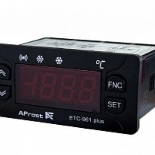 Контроллер AFrost ETC-961 plus: 1 реле 30А, 1 датчик NTC в комплекте, 1 цифровой вход