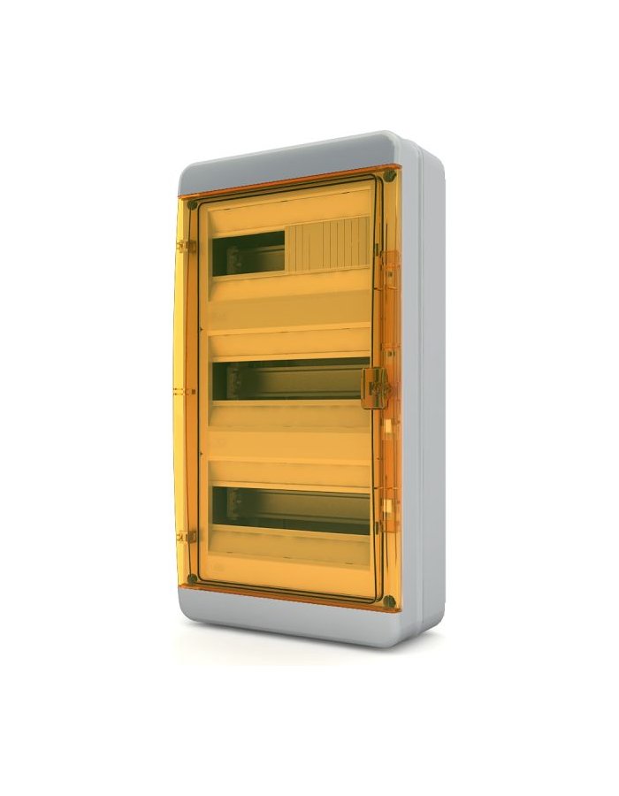 Щит навесной Tekfor BNO 65-36-1 36 модулей, IP65, прозрачная оранжевая дверца