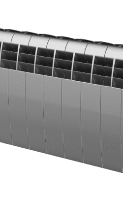 Радиатор Royal Thermo BiLiner 350, 12 секций, Silver Satin