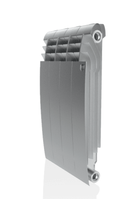 Радиатор Royal Thermo BiLiner 500, 4 секции, Silver Satin