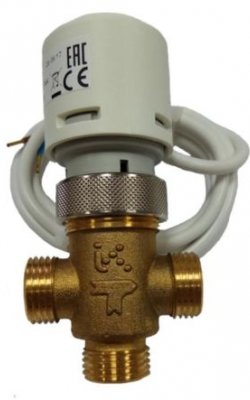 RCVA 1/2" (1.6)-230 Клапан трехходовой с приводом