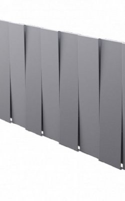Биметаллический дизайн-радиатор Royal Thermo PianoForte 200, 12 секций, Silver Satin