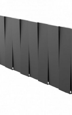 Биметаллический дизайн-радиатор Royal Thermo PianoForte 200 VD, 14 секций, Noir Sable