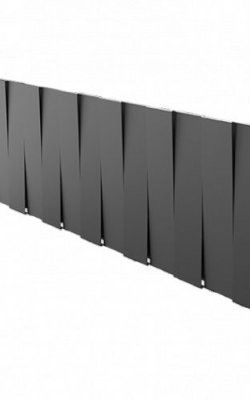 Биметаллический дизайн-радиатор Royal Thermo PianoForte 200 VD, 20 секций, Noir Sable