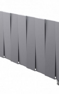 Биметаллический дизайн-радиатор Royal Thermo PianoForte 200 VD, 12 секций, Silver Satin
