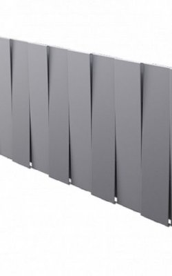 Биметаллический дизайн-радиатор Royal Thermo PianoForte 200 VD, 14 секций, Silver Satin