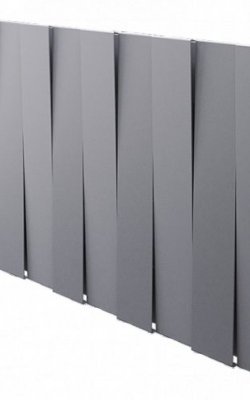 Биметаллический дизайн-радиатор Royal Thermo PianoForte 300, 12 секций, Silver Satin