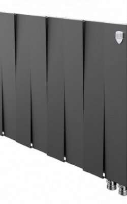 Биметаллический дизайн-радиатор Royal Thermo PianoForte 300 VD, 10 секций, Noir Sable