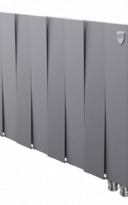 Биметаллический дизайн-радиатор Royal Thermo PianoForte 300 VD, 10 секций, Silver Satin