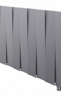 Биметаллический дизайн-радиатор Royal Thermo PianoForte 300 VD, 12 секций, Silver Satin
