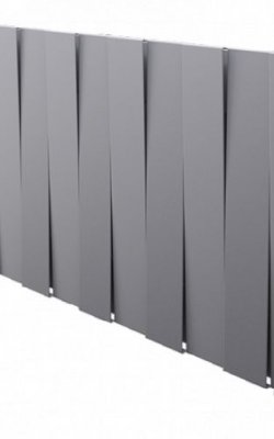 Биметаллический дизайн-радиатор Royal Thermo PianoForte 300 VD, 14 секций, Silver Satin