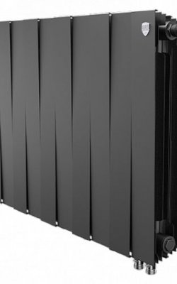 Биметаллический дизайн-радиатор Royal Thermo PianoForte 500 VD, 10 секций, Noir Sable