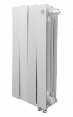 Биметаллический дизайн-радиатор Royal Thermo PianoForte 500 VD, 4 секции, Bianco Traffico