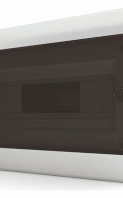 Щит навесной Tekfor BNK 40-12-1 12 модулей, IP41, прозрачная чёрная дверца