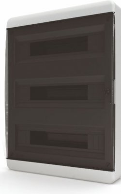 Щит навесной Tekfor BNK 40-54-1 54 модуля, IP41, прозрачная чёрная дверца