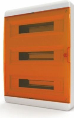Щит навесной Tekfor BNO 40-54-1 54 модуля, IP41, прозрачная оранжевая дверца