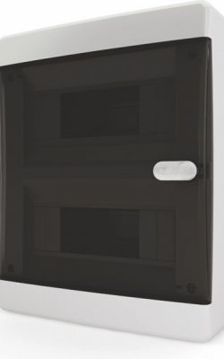 Щит навесной Tekfor CNK 40-18-1 18 модулей, IP41, прозрачная черная дверца
