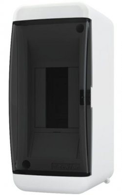 Щит навесной Tekfor UNK 40-02-2 2 модуля, IP41, прозрачная черная дверца
