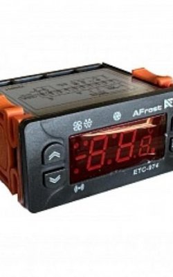 Контроллер AFrost ETC-974: 3 реле 10А/10А/10А, 2 датчика NTC в комплекте