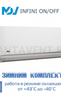 Сплит-система MDV серия INFINI MDSAG-24HRN1/MDOAG-24HN1/-40 для серверной с зимним комплектом