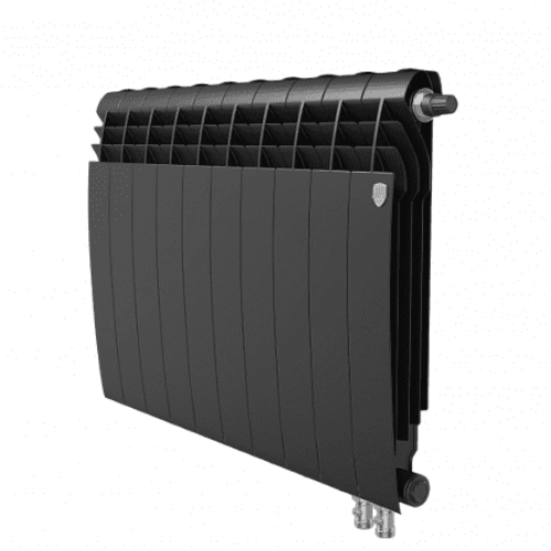 Радиатор Royal Thermo BiLiner 500 VR, 10 секций, Noir Sable