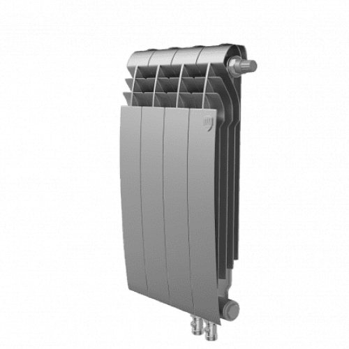 Радиатор Royal Thermo BiLiner 500 VR, 4 секции, Silver Satin