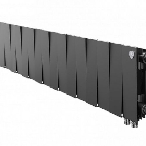 Биметаллический дизайн-радиатор Royal Thermo PianoForte 200 VD, 18 секций, Noir Sable
