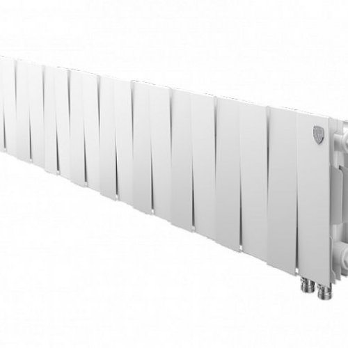 Биметаллический дизайн-радиатор Royal Thermo PianoForte 200 VD, 20 секций, Bianco Traffico