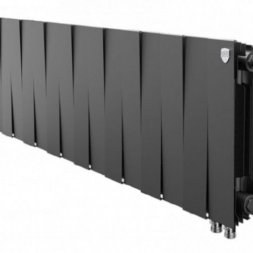 Биметаллический дизайн-радиатор Royal Thermo PianoForte 300 VD, 16 секций, Noir Sable
