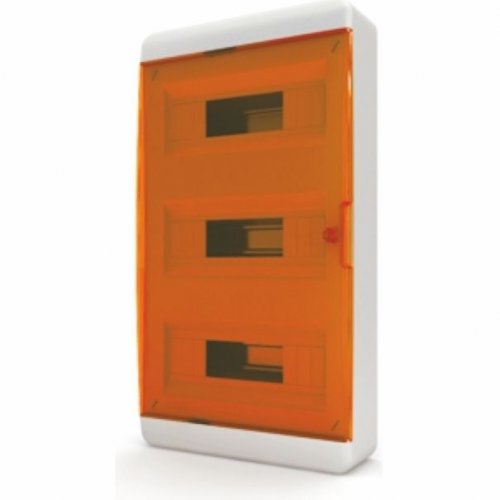 Щит навесной Tekfor BNO 40-36-1 36 модулей, IP41, прозрачная оранжевая дверца