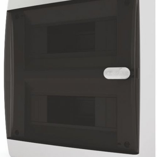 Щит навесной Tekfor CNK 40-18-1 18 модулей, IP41, прозрачная черная дверца