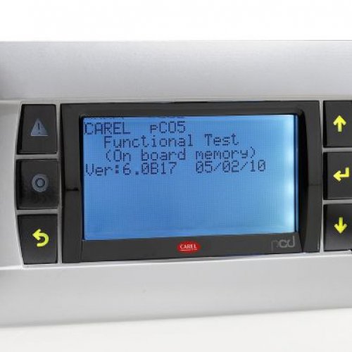 Carel PGDE000F00 Графический терминал (дисплей) PGDEvolution, для встраивания или монтажа на панели, белая подсветка, звуковой сигнал