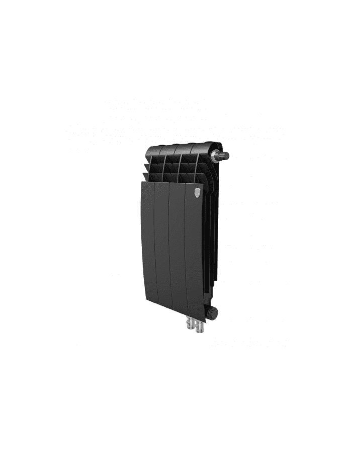 Радиатор Royal Thermo BiLiner 500 VR, 4 секции, Noir Sable