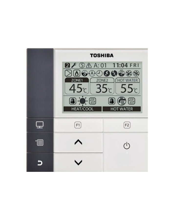 Toshiba HWS-AMS54E панель управления теплового насоса Estia