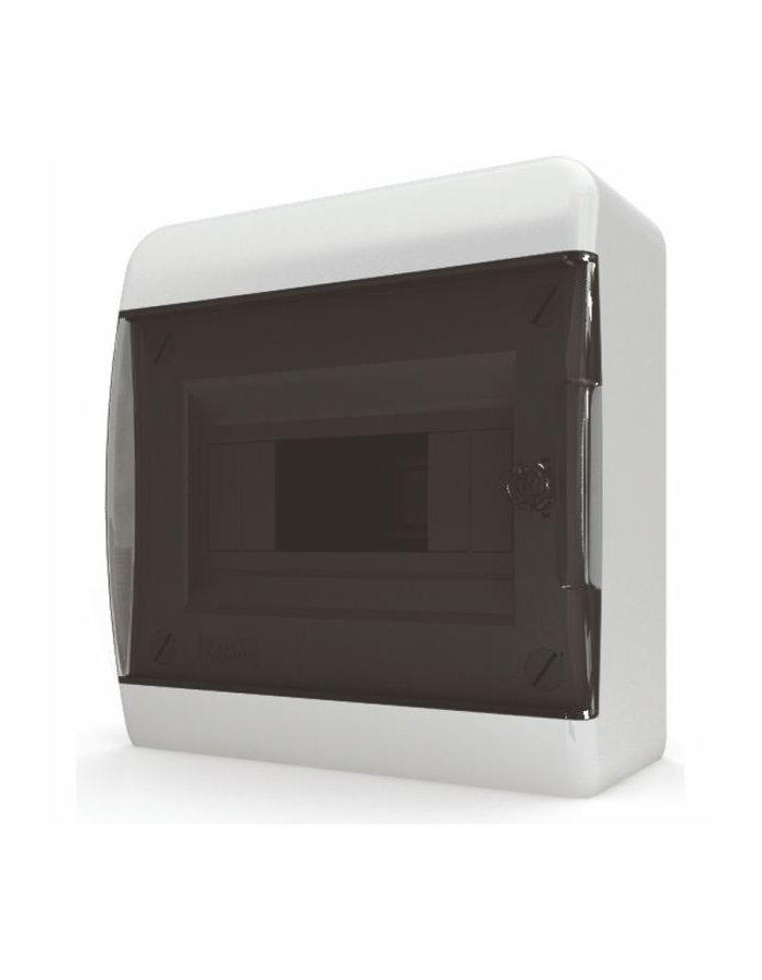BNK 40-08-1 8 модулей, IP41, прозрачная чёрная дверца