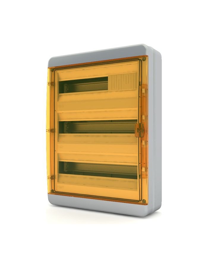 Щит навесной Tekfor BNO 65-54-1 54 модуля, IP65, прозрачная оранжевая дверца