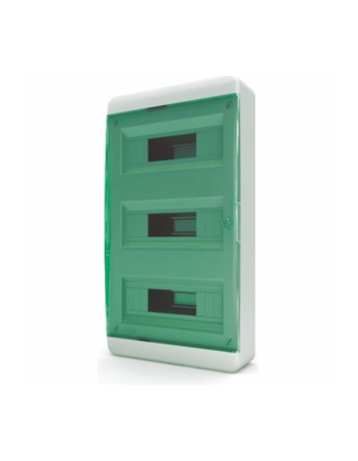Щит навесной Tekfor BNZ 40-36-1 36 модулей, IP41, прозрачная зеленая дверца