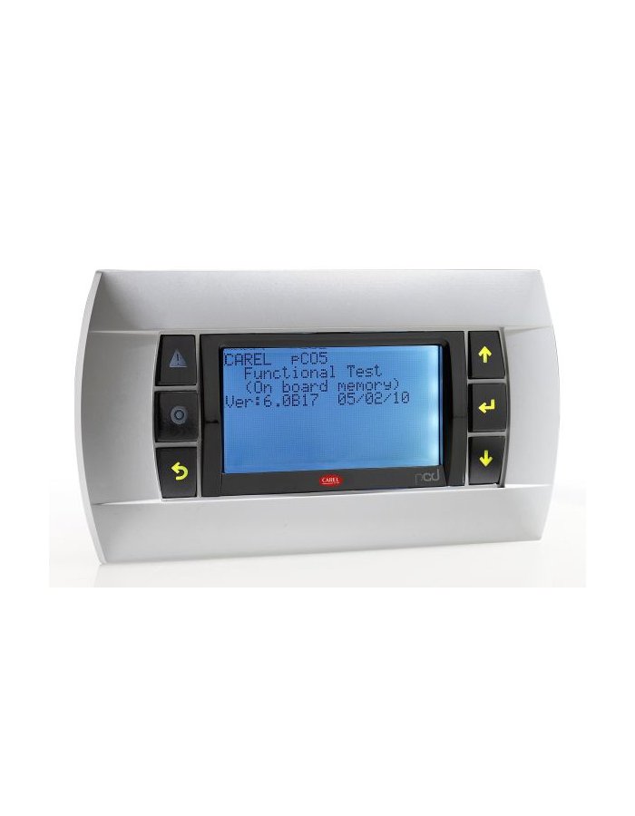 Carel PGDE000F00 Графический терминал (дисплей) PGDEvolution, для встраивания или монтажа на панели, белая подсветка, звуковой сигнал
