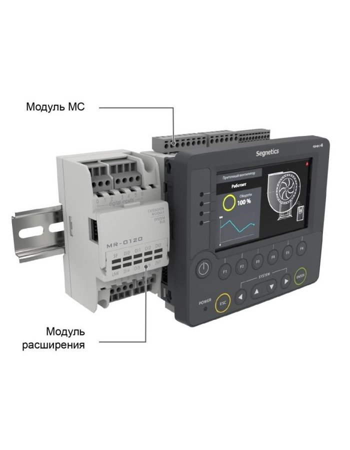 Segnetics SMH4-0011-00-0+модуль MC+модуль MR
